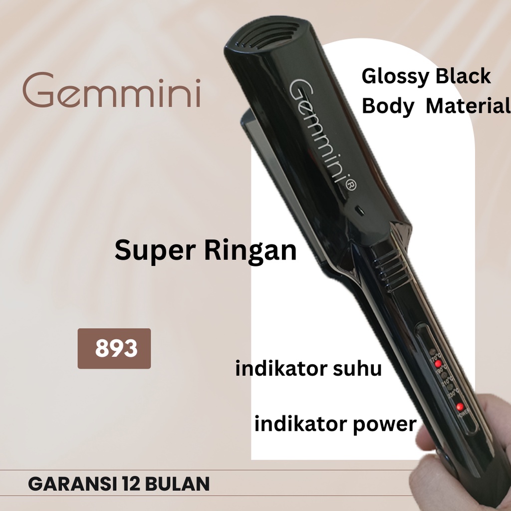 Gemmini 893 Titanium Super Ringan Catokan rambut