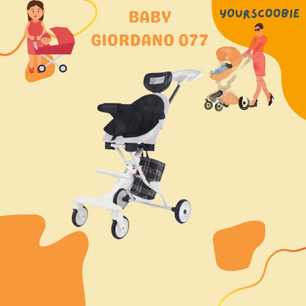 Kereta Dorong Bayi Murah / Stroller Baby Giordano 077 / Dorongan Anak