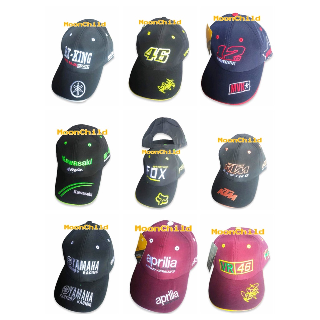 Topi anak motogp bordir topi anak balap motor topi anak pembalap