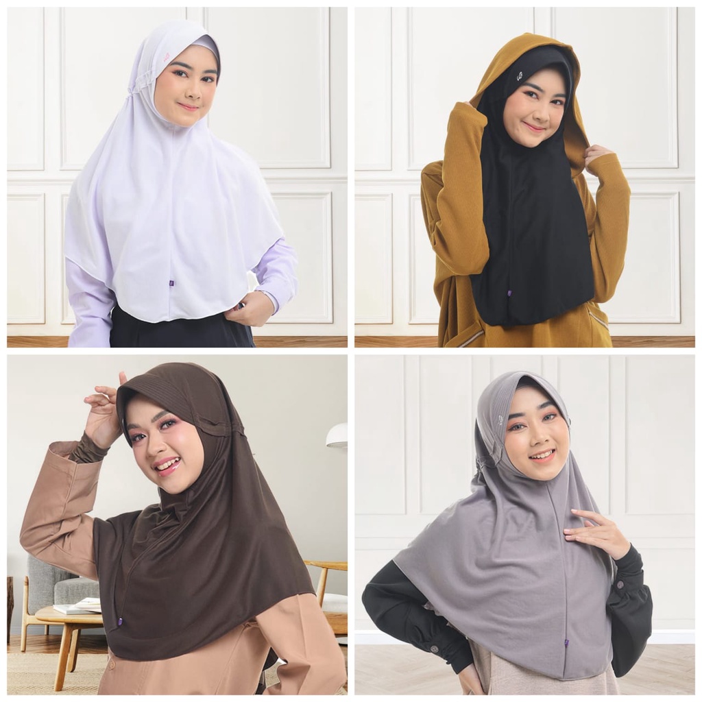 Kerudung Instan Rabbani Innova Lx Terbaru Jilbab Rabani Anak Sekolah Warna Lengkap Hijab Bergo Serut