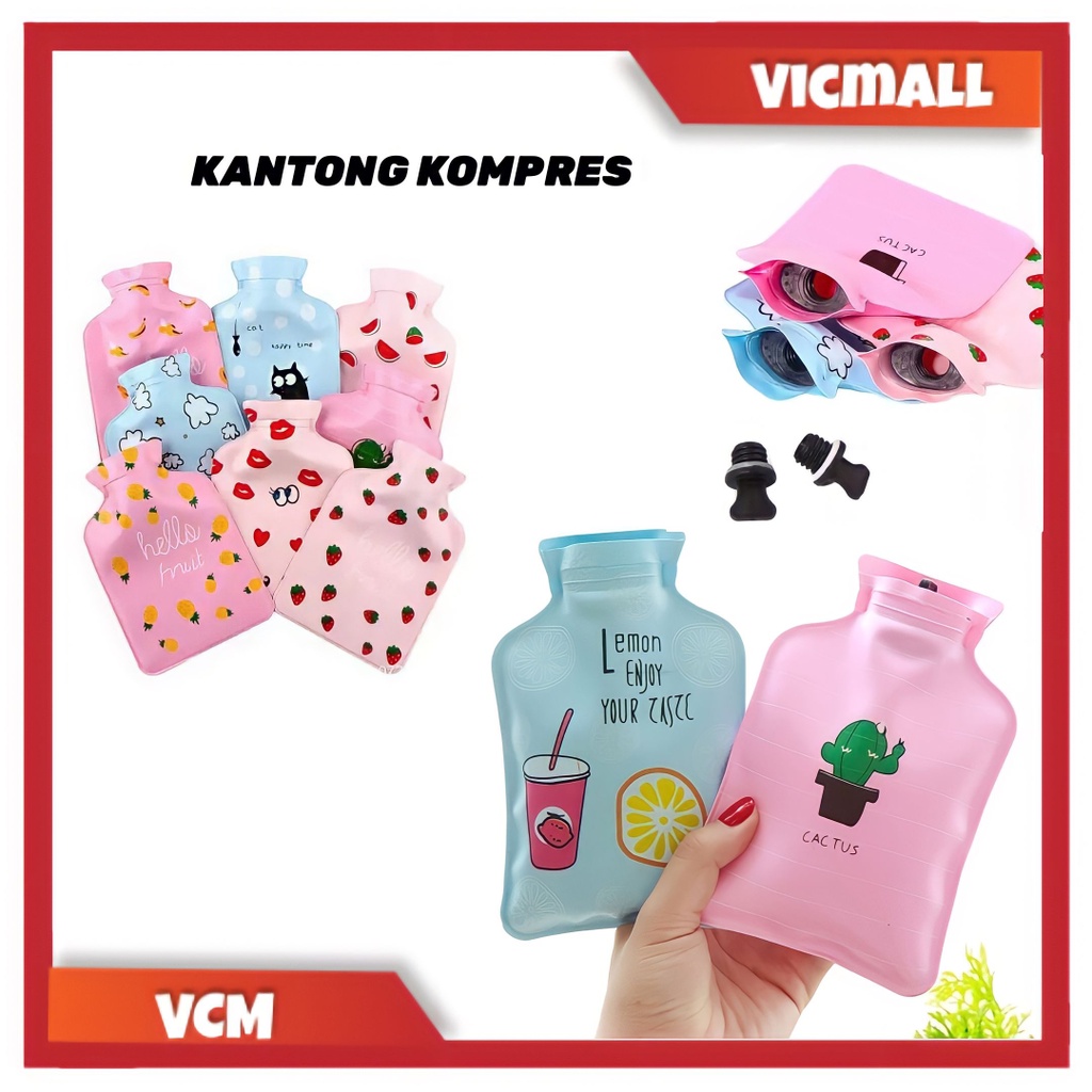 (VCM) Kantong Kompres Air Panas or Dingin / Kompres Mini Imut Portable Praktis Serbaguna