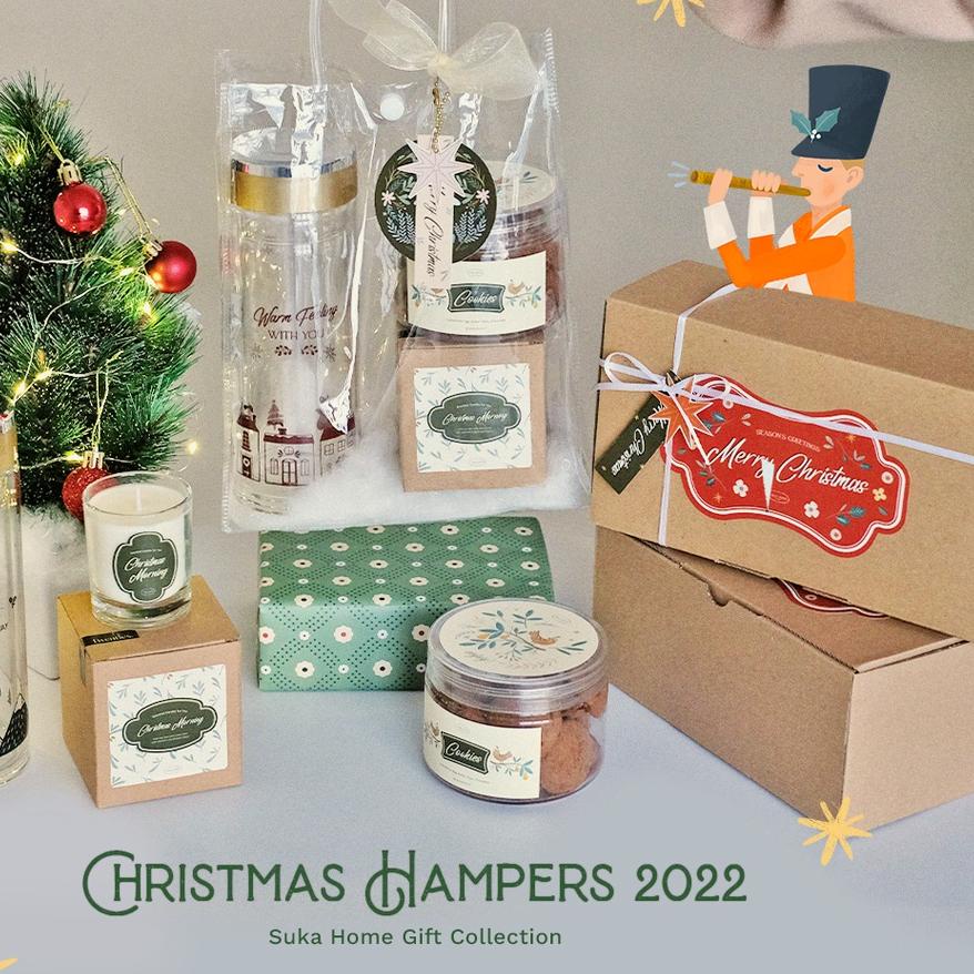 

✧ [] Holiday Gift Set Noel Hampers Bag | Hampers Kado Natal Christmas Gift Set Paket Hadiah Natal | New Year Gift Set by Suka Home (BACA DESKRIPSI) ☉