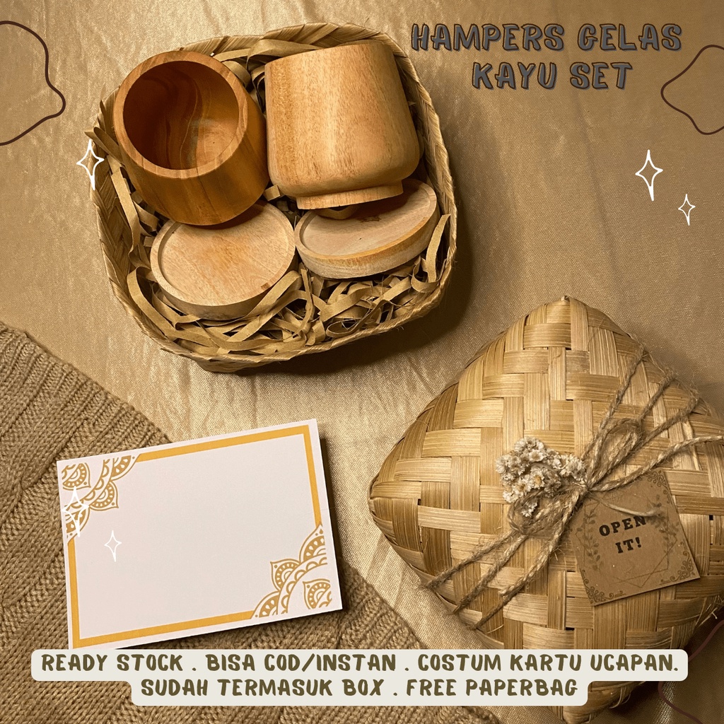 

[ HAMPERS GELAS KAYU SET ] ANANDARU GIFT SET GELAS JEPANG KADO HADIAH PERNIKAHAN WISUDA ULANG TAHUN BIRTHDAY GRADUATION WEDDING