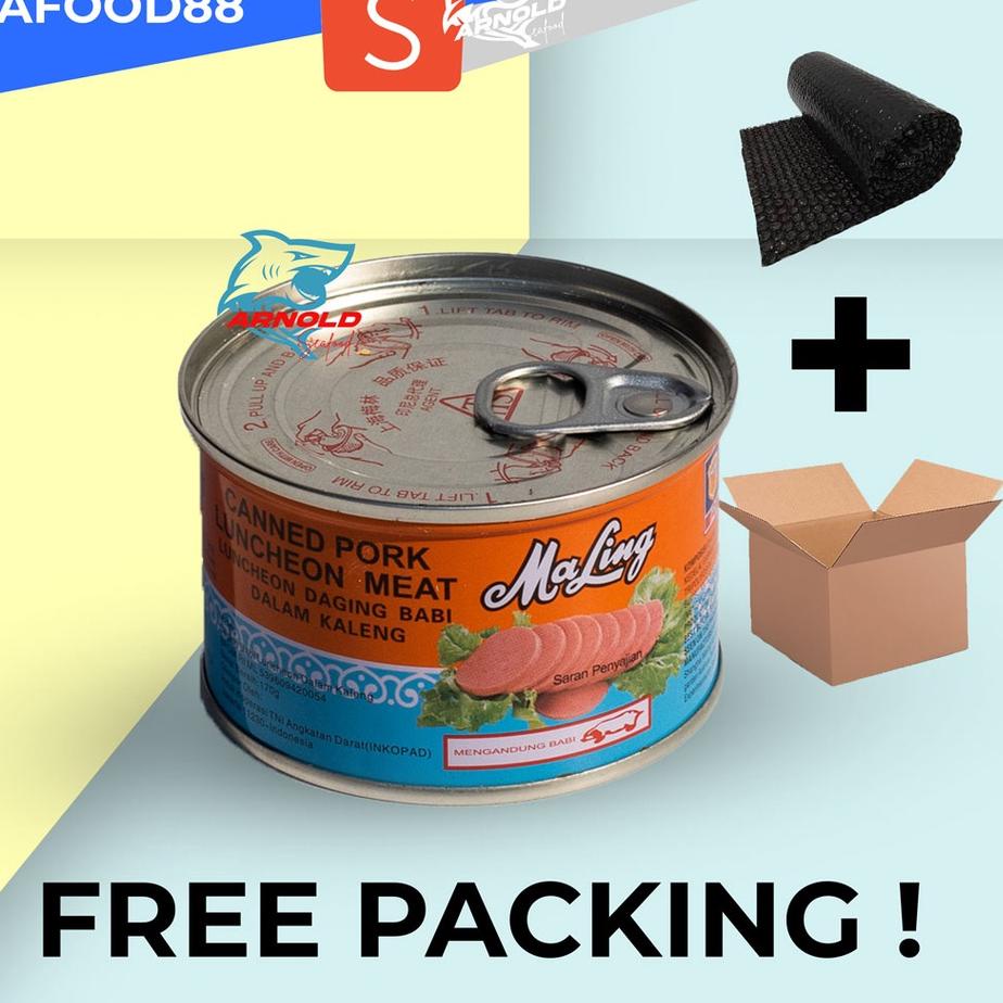 

✭ Maling Canned Pork Daging Babi Maling Luncheon Meat 397g TTS Brand / Maling TTS 397g ➧