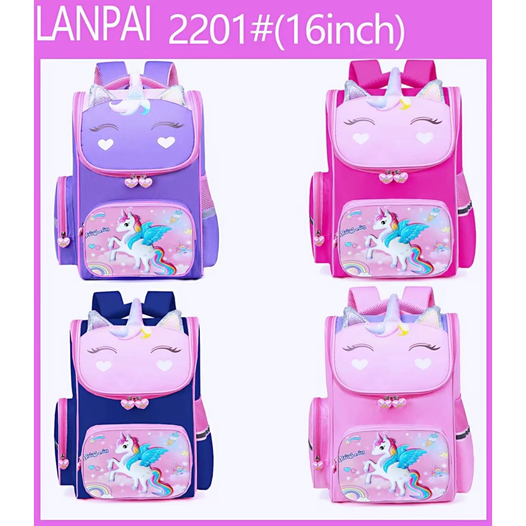 Princess Tas Sekolah Anak Perempuan Ransel Import Anak Wanita - Kids Backpack School Import