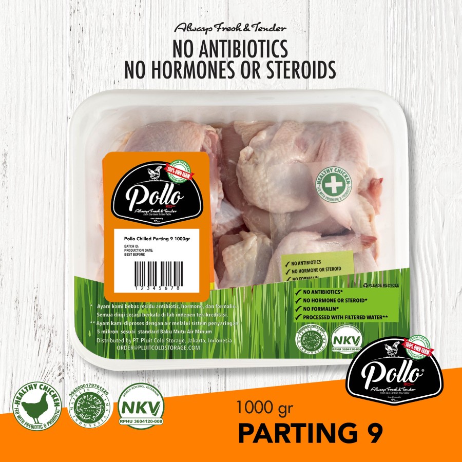 

Ayam Potong 9 Probiotik Pollo 1 kg