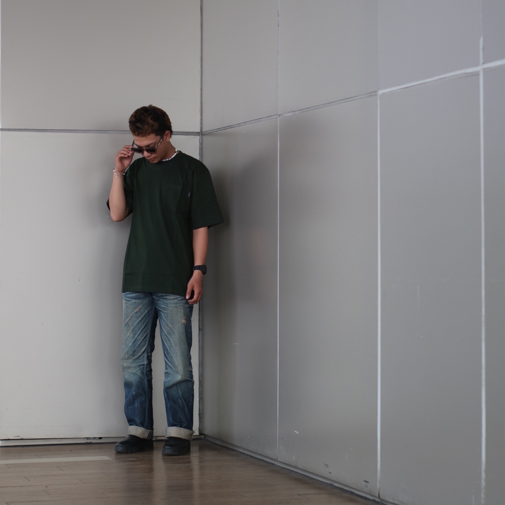 Almost Studio - T-Shirt Oversize - Vast -Army Green