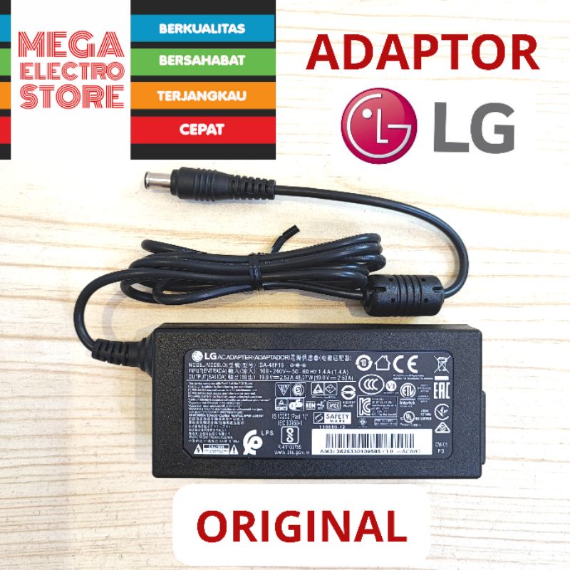 Adaptor TV LG ORIGINAL Asli 19 V -  2,53 A