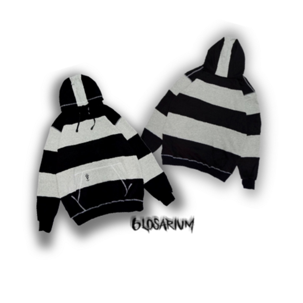 Jaket Sweater Hoodie Motif Salur - Hoodie LocalBrand - Sweater Garis-Garis - Jaket Pria Wanita - Hoo