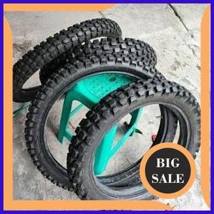 suku cadang BAN IRC SET DEPAN BELAKANG 18 21 PLUS BAN DALAM.COPOTAN YAMAHA WR CRF ATAU KLX BF KONDIS