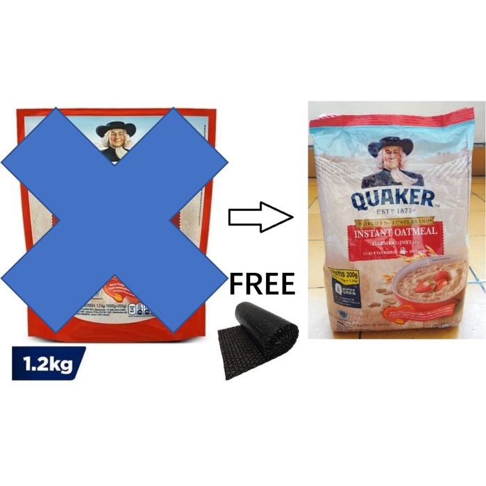 

[Ready Stock]bisa COD Quaker Instant Oatmeal 1200 gr
