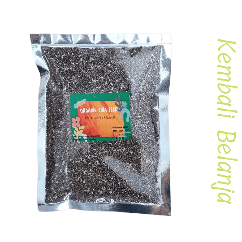 Black Chia Seeds Natural 100 Gram