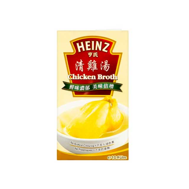 

HEINZ CHICKEN BROTH 1 LT