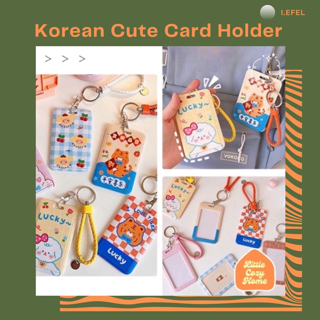 CARD HOLDER ID CARD KEY CHAIN KPOP KOREAN CUTIE -I.EFEL_