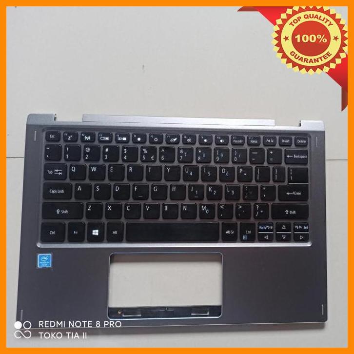 (TKTI) Keyboard dan Palmrest Acer Spin 1 SP111-32N