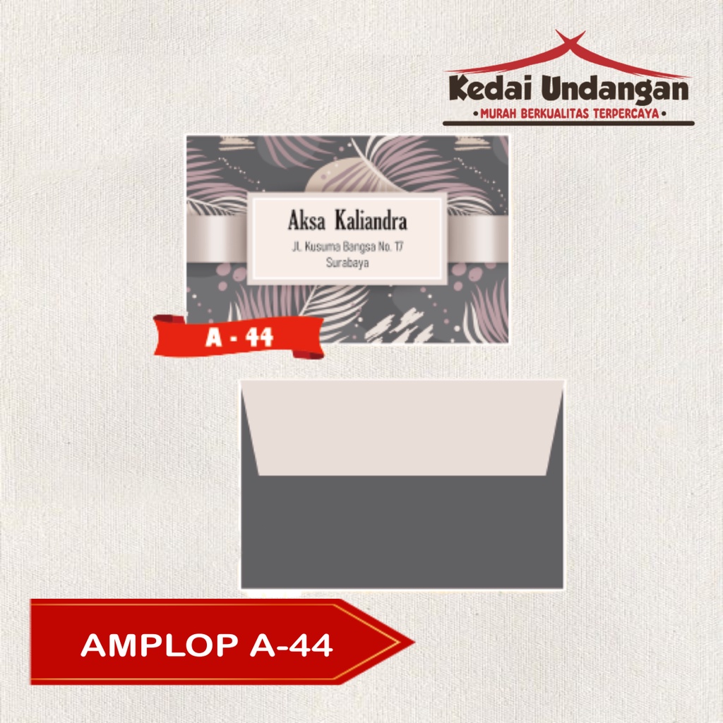 

Amplop Falah Motif A-44 Isi 50 Lembar Tanpa Tulisan