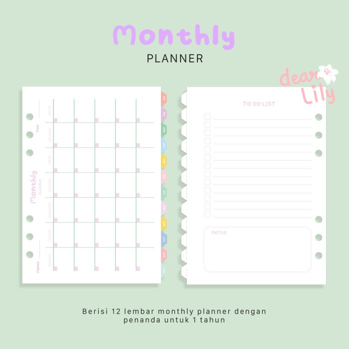 

Terlaris Divider A5 Pembatas Binder Tebal Pastel Korea Lucu Looseleaf