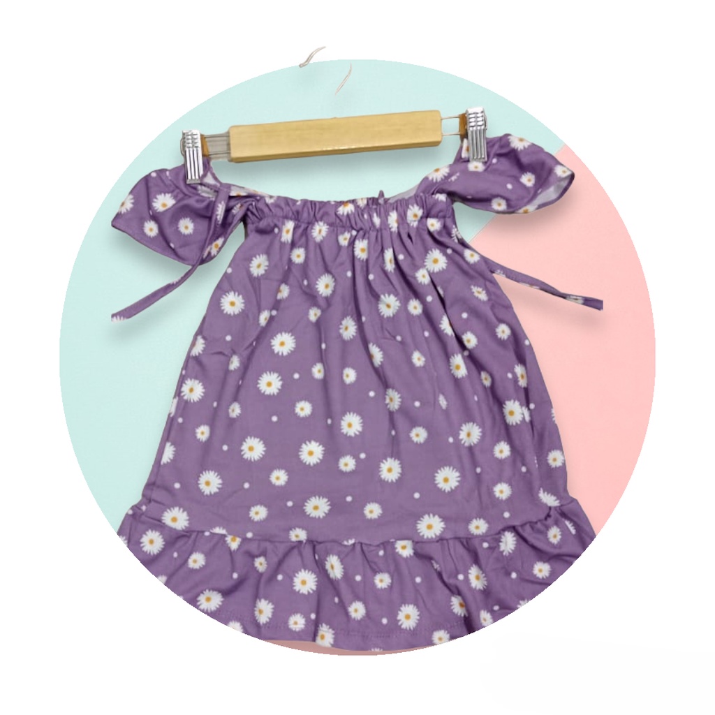 IL - DRESS ANAK KALIYA PEREMPUAN / FASHION ANAK PEREMPUAN DRESS MOTIF DAISY