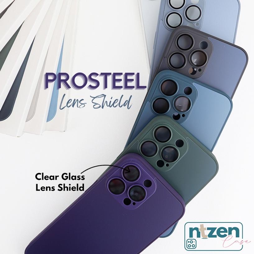 ♤ Case Iphone PROSTEEL LENS SHIELD 11 PROMAX 12 PROMAX 13 PROMAX ☄