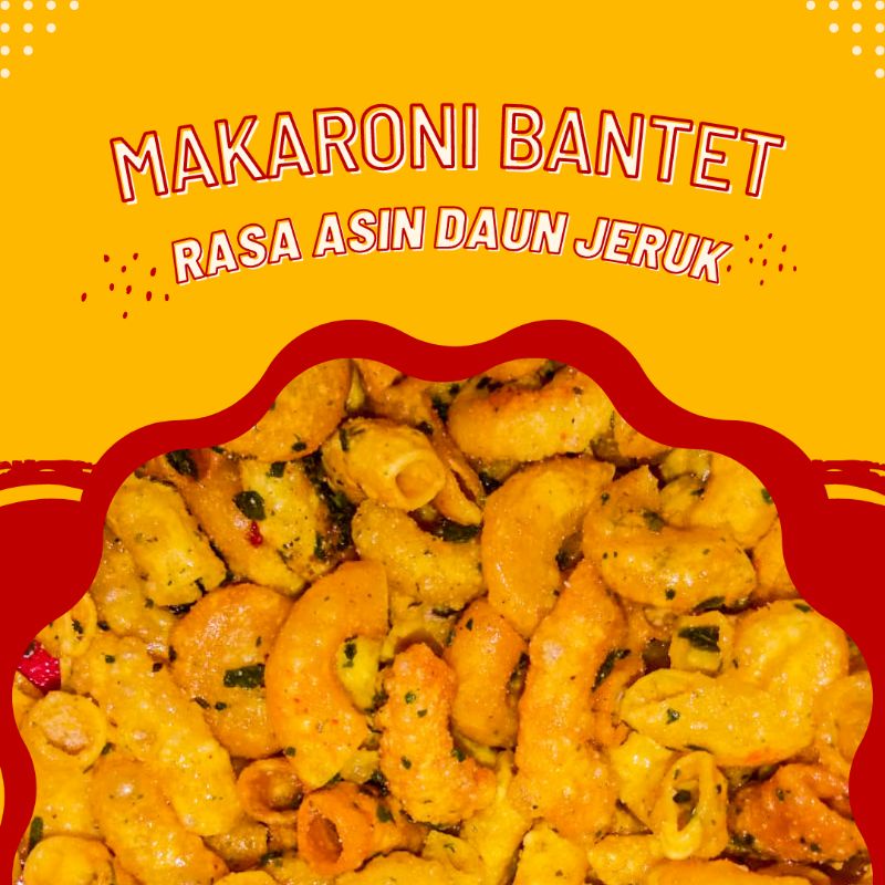 

Makaroni Bantet Asin Daun Jeruk Renyah Ngeunah