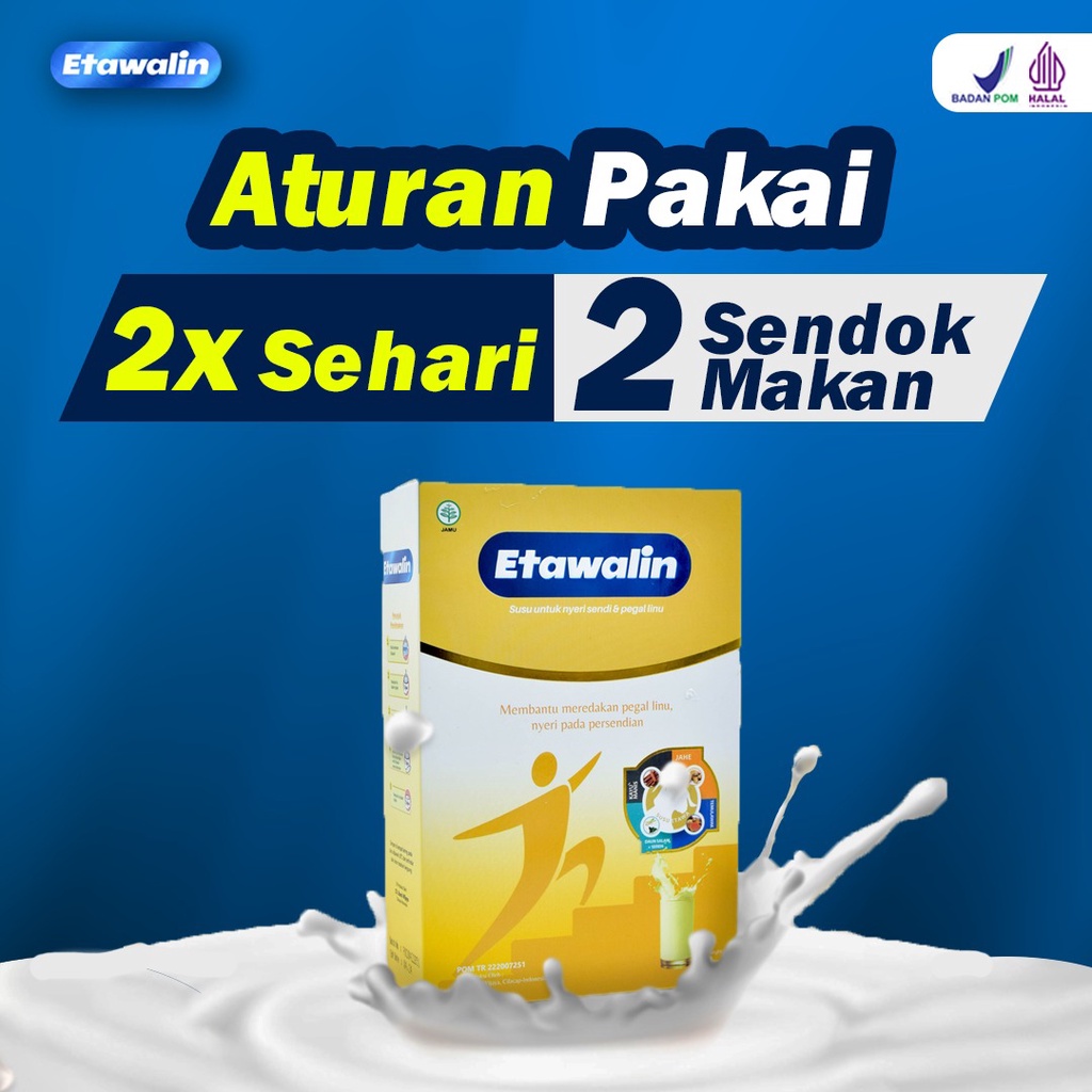 Paket Cegah Osteoporosis Kronis 5 Box Etawalin | Susu Anti Asam Urat Rematik Reumatik Nyeri Sendi Pengapuran Sendi Tingkatkan Kepadatan &amp; Kesehatan Cegah &amp; Atasi Osteoporosis Kronis