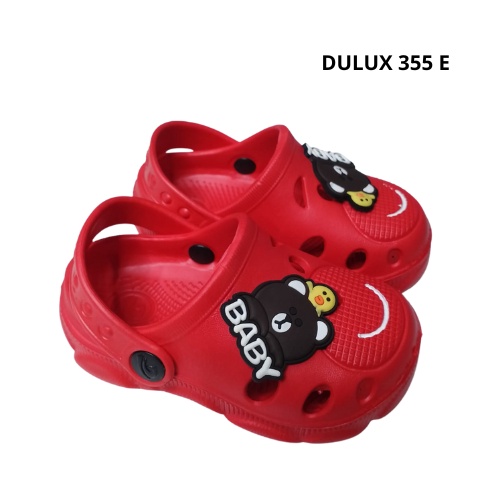 SENDAL ANAK DULUX-355 E Sandal Baby Selop Anak UNISEX Motif Beruang 20-25