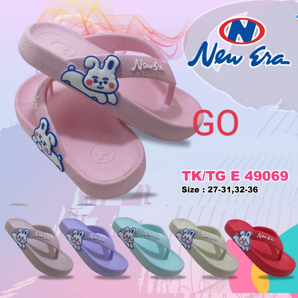 sogo NEW ERA TK TG 49069 RABIT 39Sandal Anak Perempuan murah imut viral anti air sandal santai