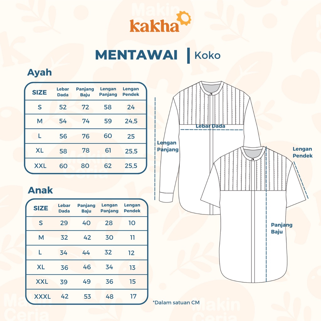 Kakha - Sarimbit Keluarga Mentawai (A) / Baju couple keluarga / Sarimbit Keluarga / Baju muslim couple-7