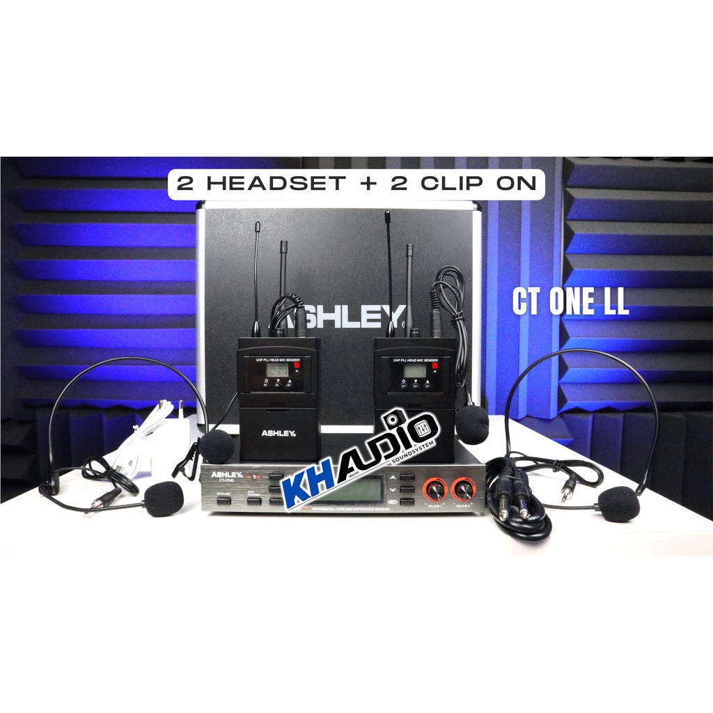 Mic Wireless "ASHLEY" CT-ONE Clip on + Clip On