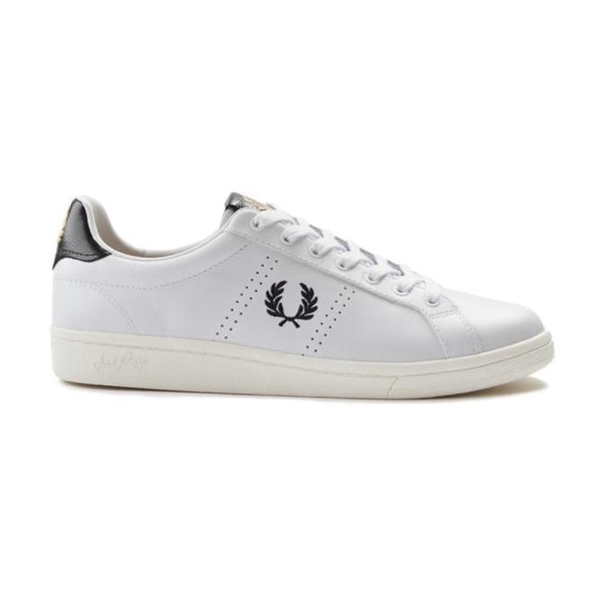 Sepatu sneakers pria fred perry B721 Low top white original with box