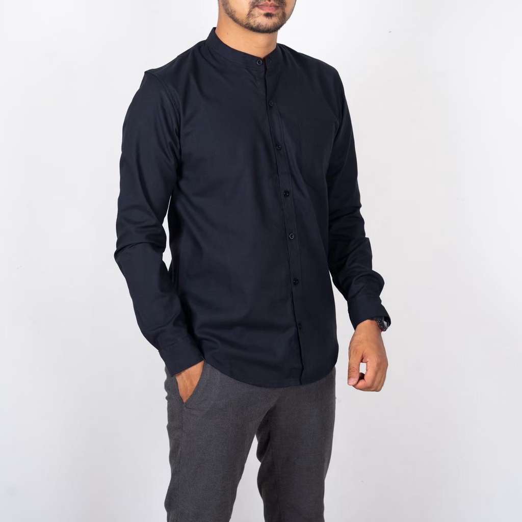 AL HABSYI Baju Muslim Pria Dewasa Original Kurta Lengan Panjang Koko Linen Pakaian Kurta Pakistan Premium Terbaru BASIC COKSU