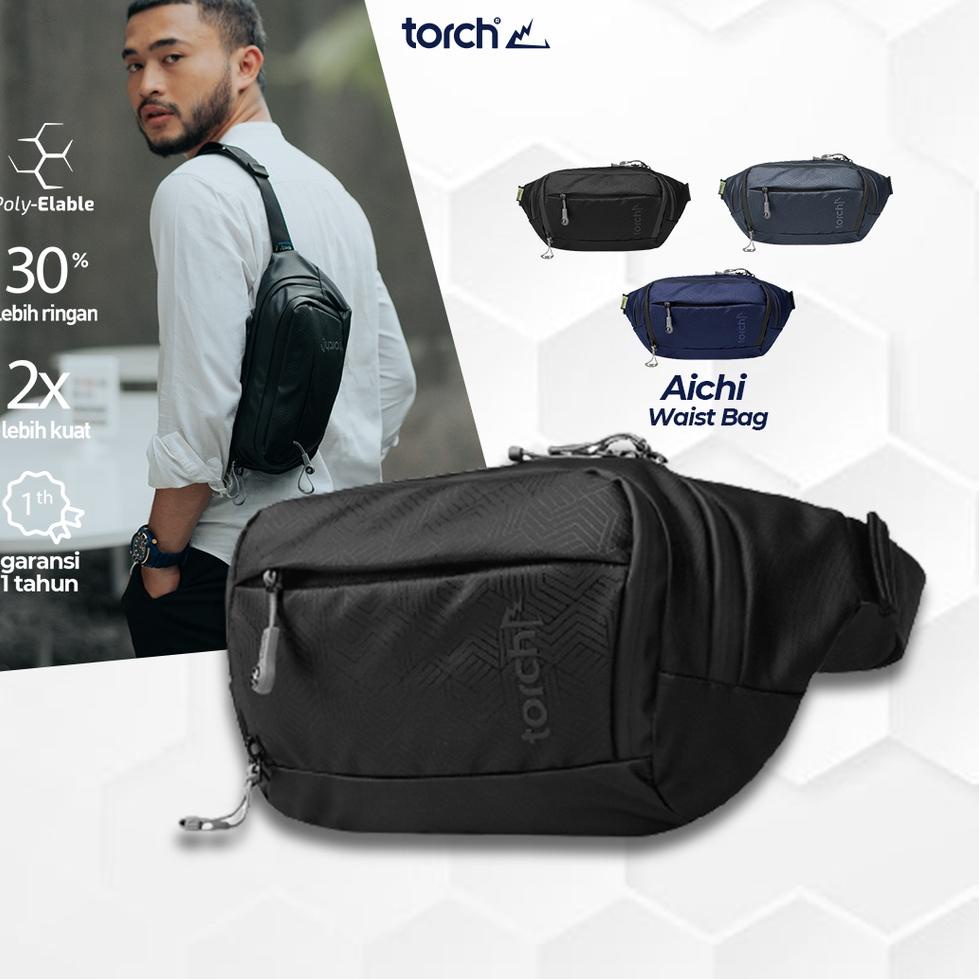 TERBARU TORCH Tas Pinggang Anti Air - Waist Bag Aichi