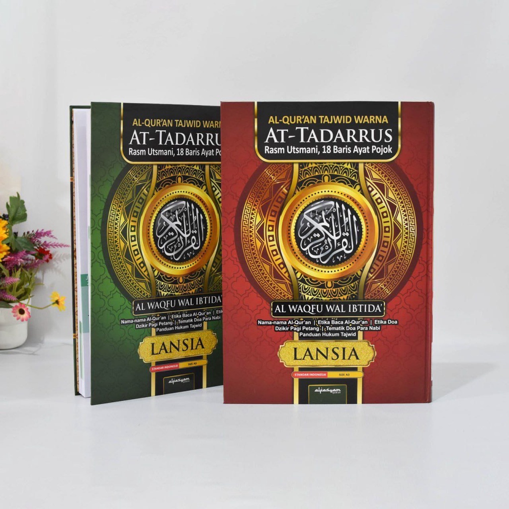 

A3 Alquran at Tadarrus Al Waqfu Wal Ibtida Lansia Non Terjemah Rasm Utsmani - Penerbit : Alfasyam