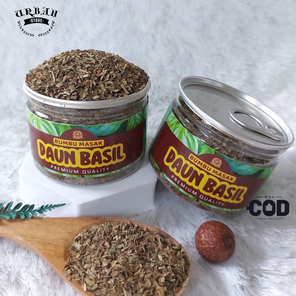 

Can - Rempah Daun Basil Dried Basil Leaves Kualitas Premium