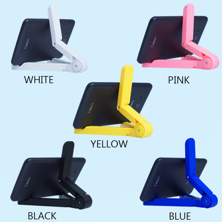 Fold Stand Plastik Holder Hp Smartphone Aksesoris Handphone / Tablet