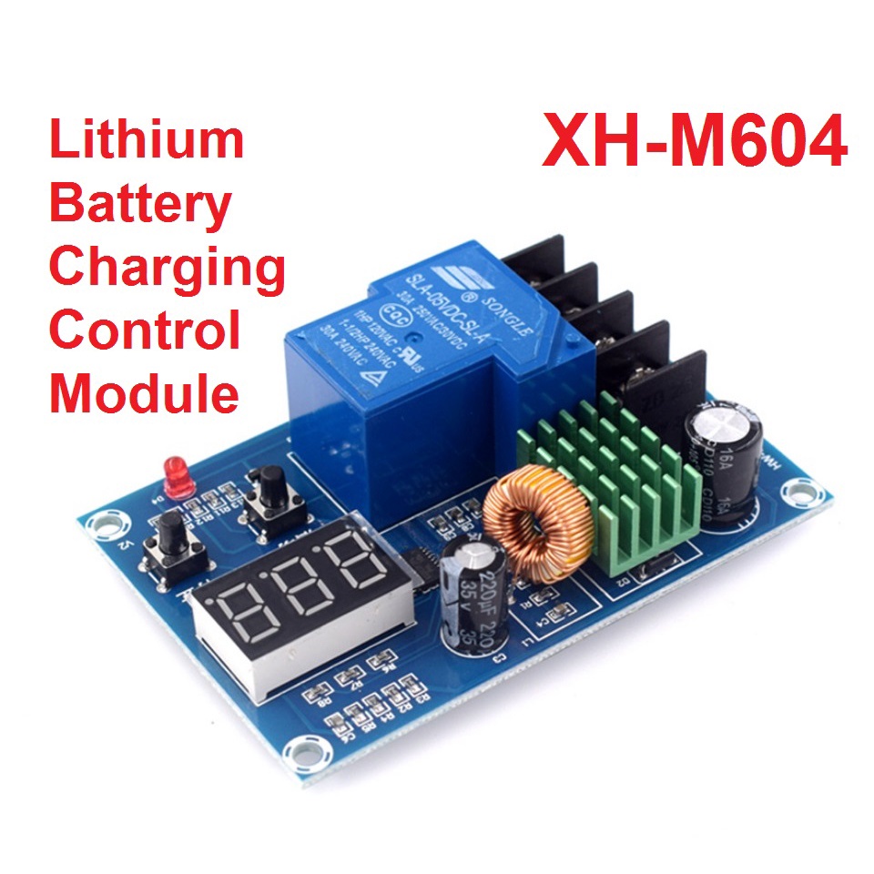 Battery Charger Control Module 6-60V XH-M604 kontroller Cas Baterai 12V 24V 48V xh-m604 Saklar Pelindung Charger Baterai Lead-acid  Papan Modul Pelindung