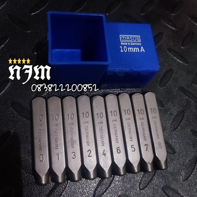 

Angka Ketok 10 Mm MASUS Stamp Punch Figure 10 Mm Made In GERMANY