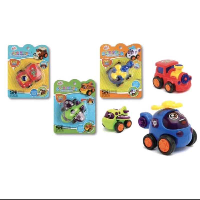 Mobil Mainan Star Rider / Mobil Cartoon / Mobil Kartun