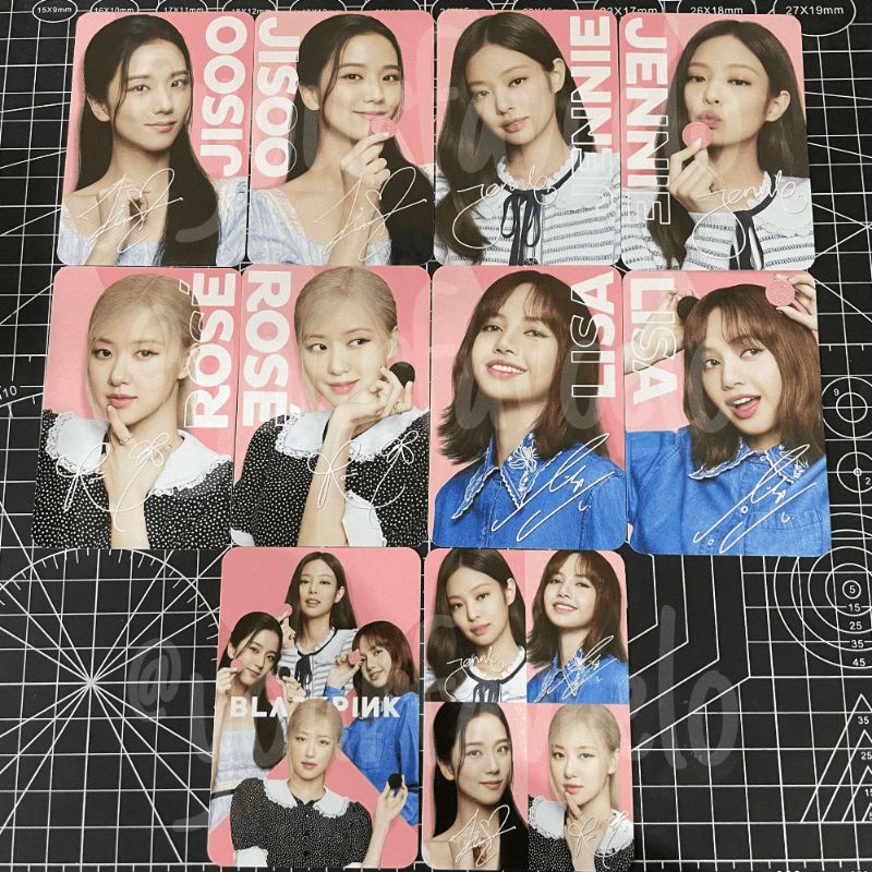 Official Oreo Blackpink Photocard Pc Only Jennie Jisoo Rose Lisa Group