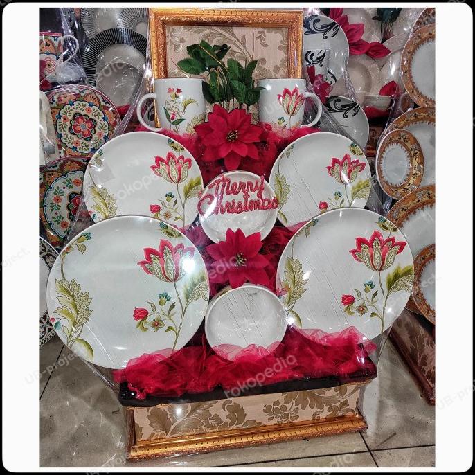 

Parcel Natal Lebaran Pecah Belah Dinner Set - Type D