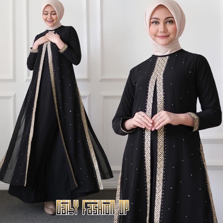 REKOMENDASI Gamis Turkey 1270 Hawa Dress Busana Muslimah By Original Mega Store Farzolla 2