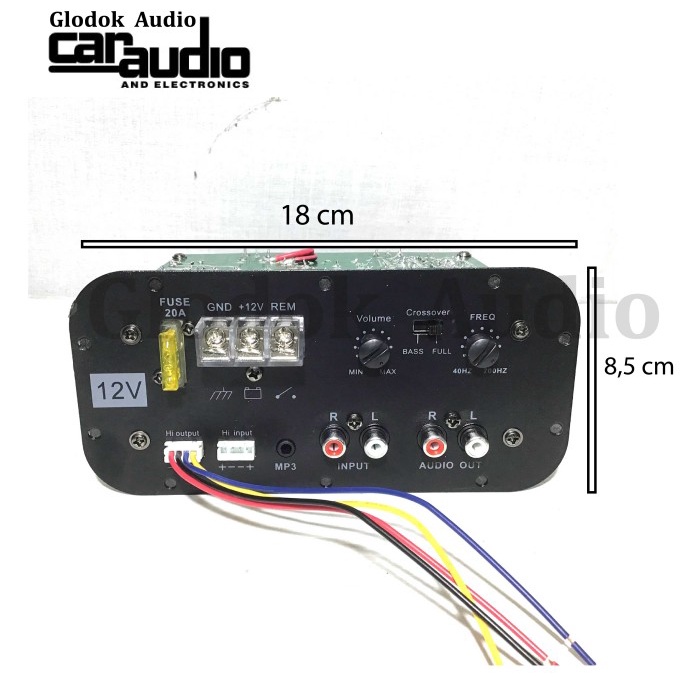 Terlaris Kit Power Monoblok 450 Watts Dc 12Volt