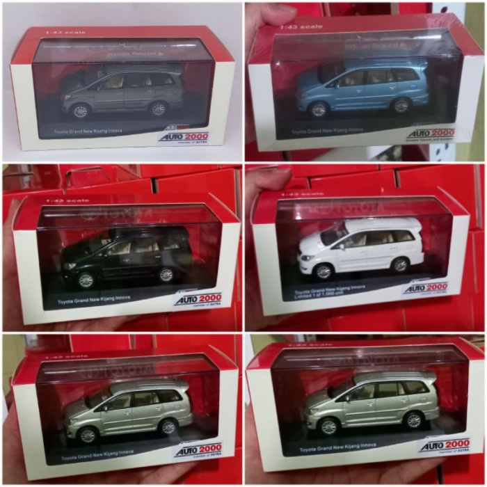 MINIATUR MOBIL TOYOTA INNOVA MOBIL MOBILAN DIECAST TERBARU