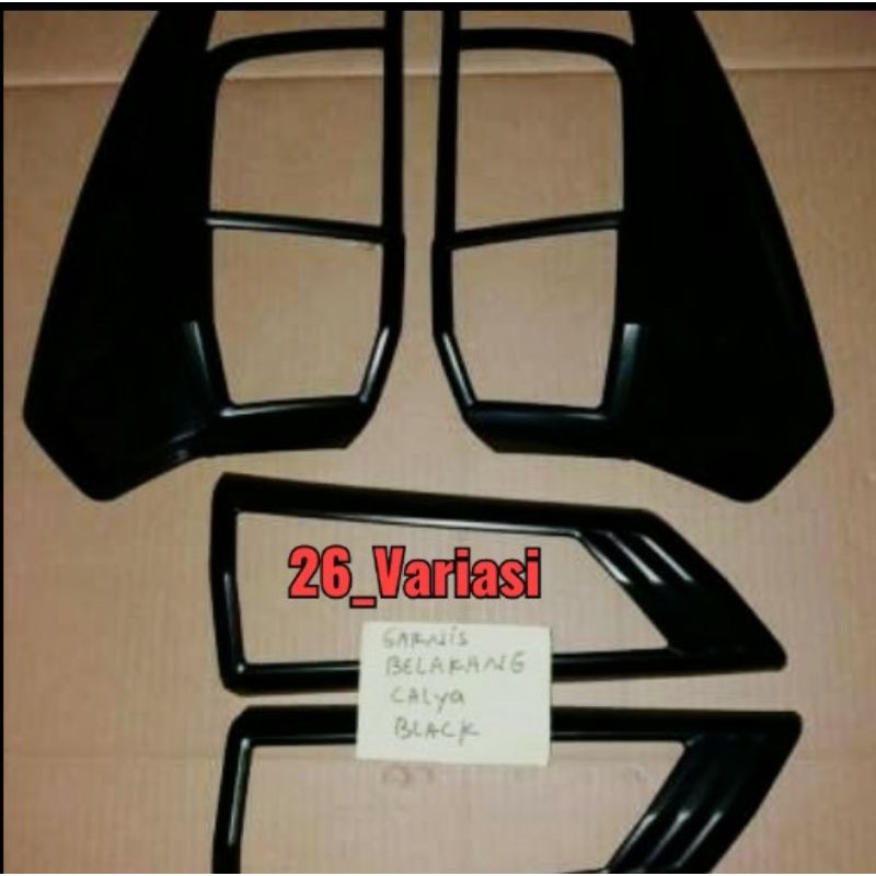 List Garnis Lis Lampu Belakang Calya Sigra 2016-2022 Hitam Doff