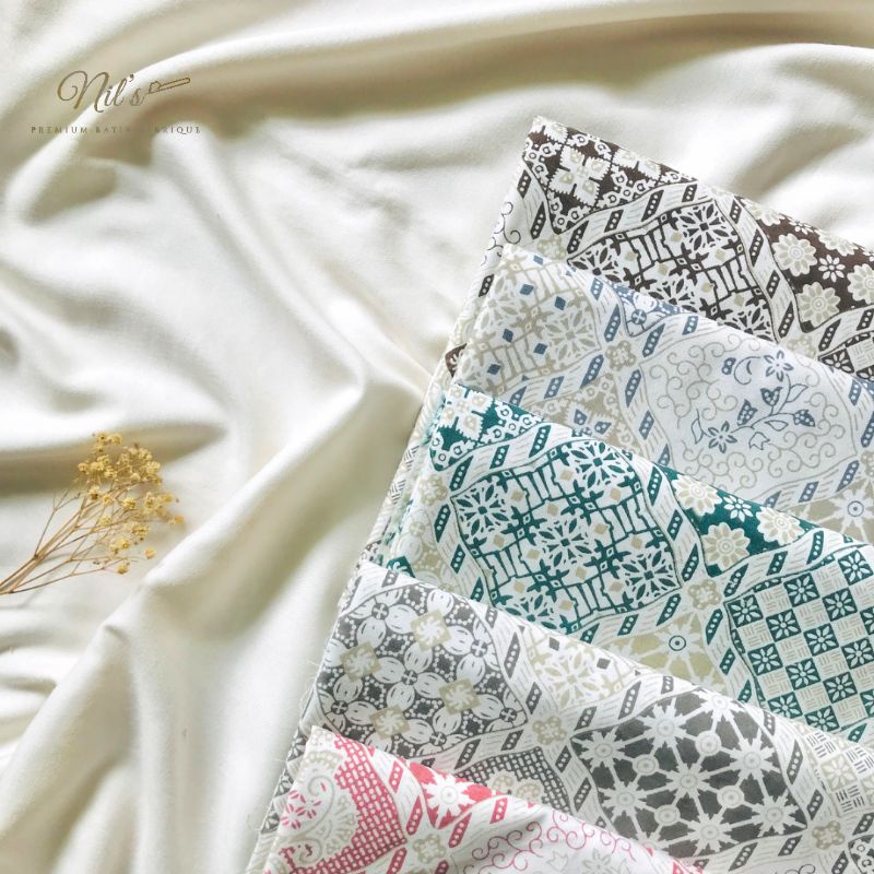 Kain Batik Jarik Modern Seragam Bridesmaid Murah Warna Soft - Sidomukti