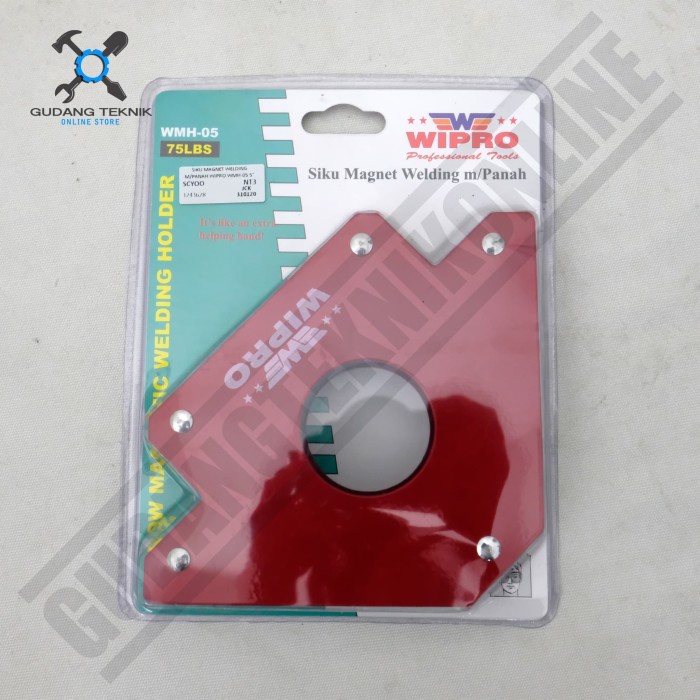 Siku Magnet Las Model Panah 5&quot; WMH05 WIPRO / Magnetic Welding Holder Siku Magnet Serbaguna 5 Inch WMH-05 WIPRO