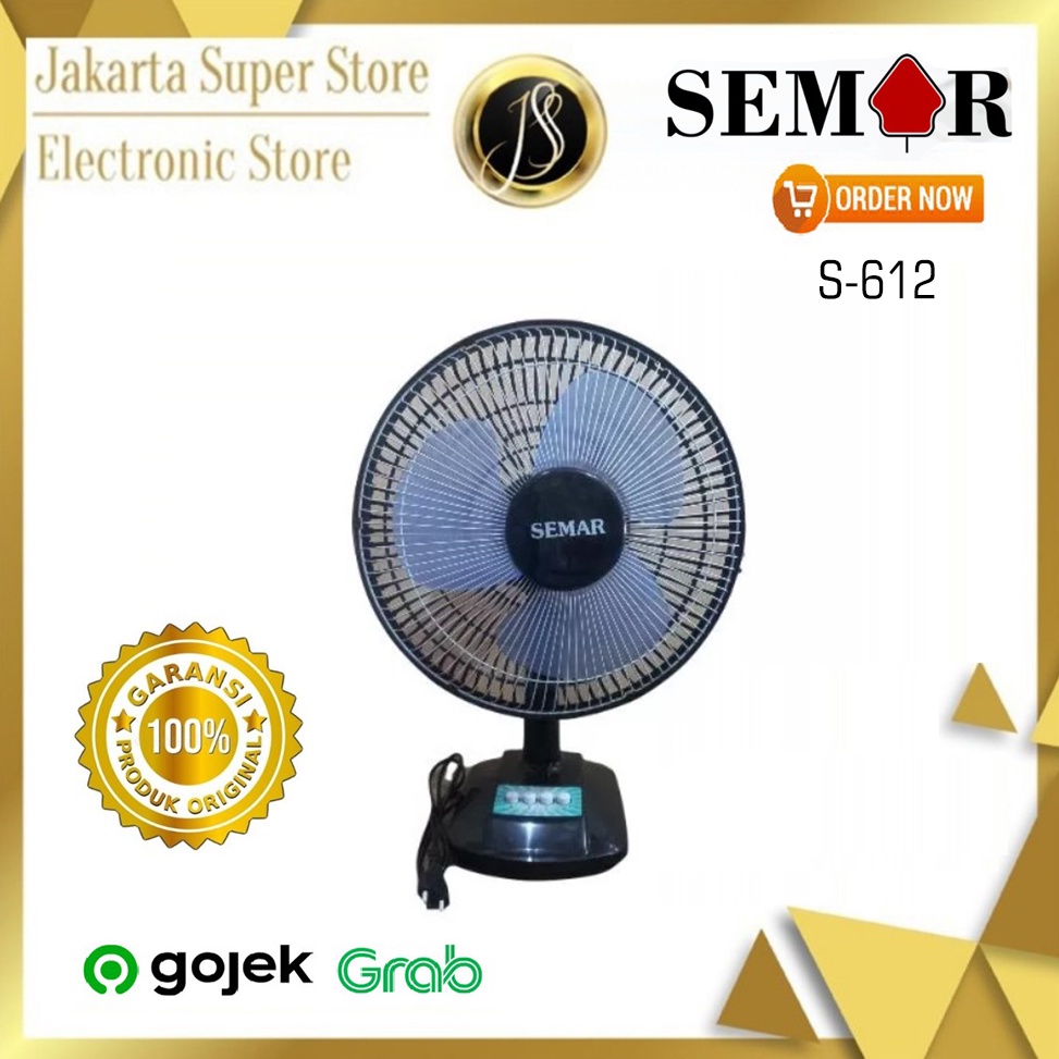 SEMAR KIPAS ANGIN DUDUK / DESK FAN S-612 12 INCH
