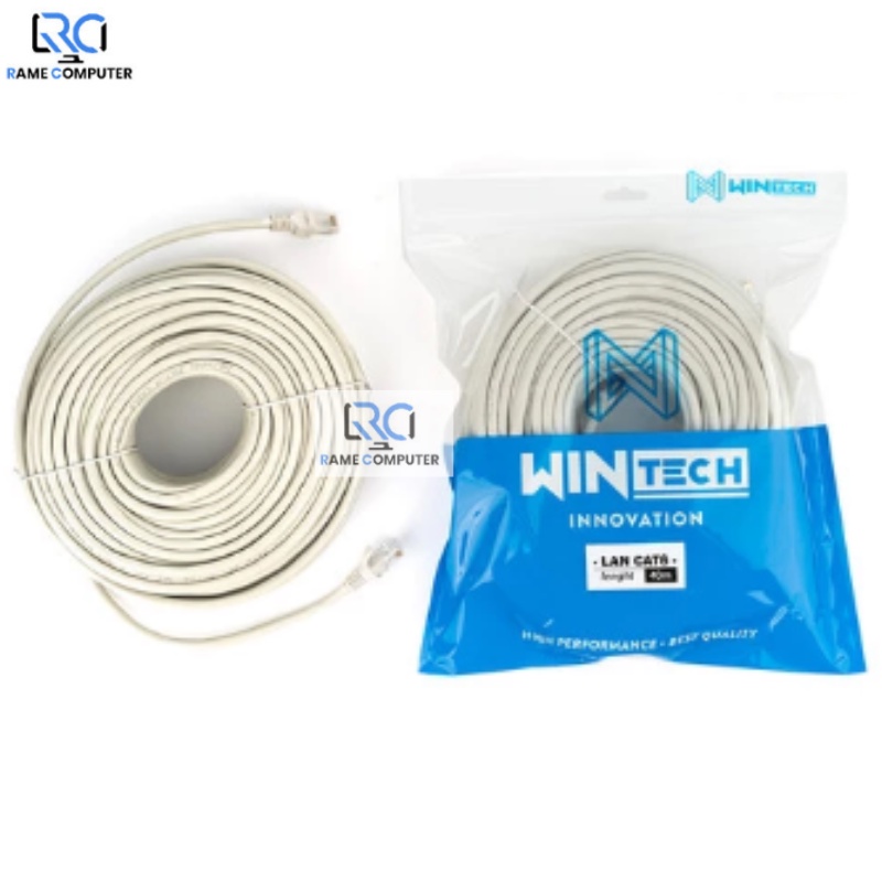KABEL LAN 40m cat6 PATCH CORD UTP 40 meter lengkap rj45 cat6e cat 6