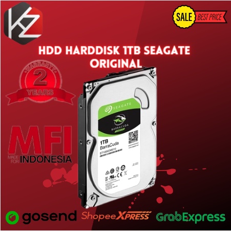 HDD HARDDISK 1TB SEAGATE 1000GB SATA 3.5 PC ORIGINAL