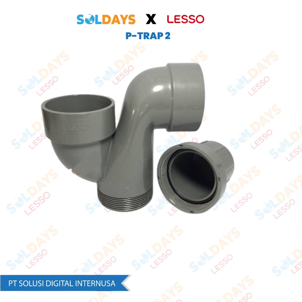 Lesso P-TRAP 2&quot; / P-TRAP 2 inch / Pipa PVC Fittings